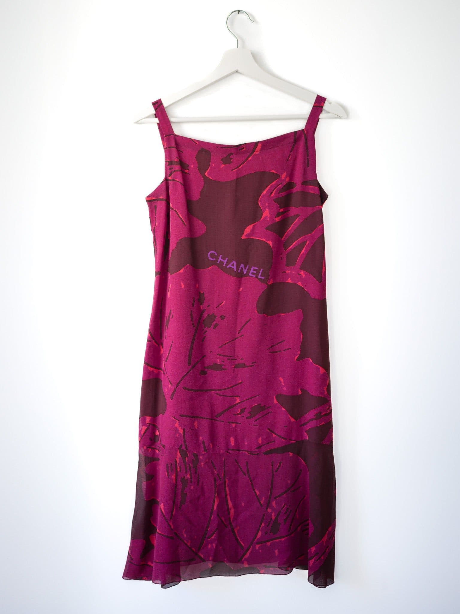 Chanel letnia jedwabna sukienka na ramiączkach F2000 (38)