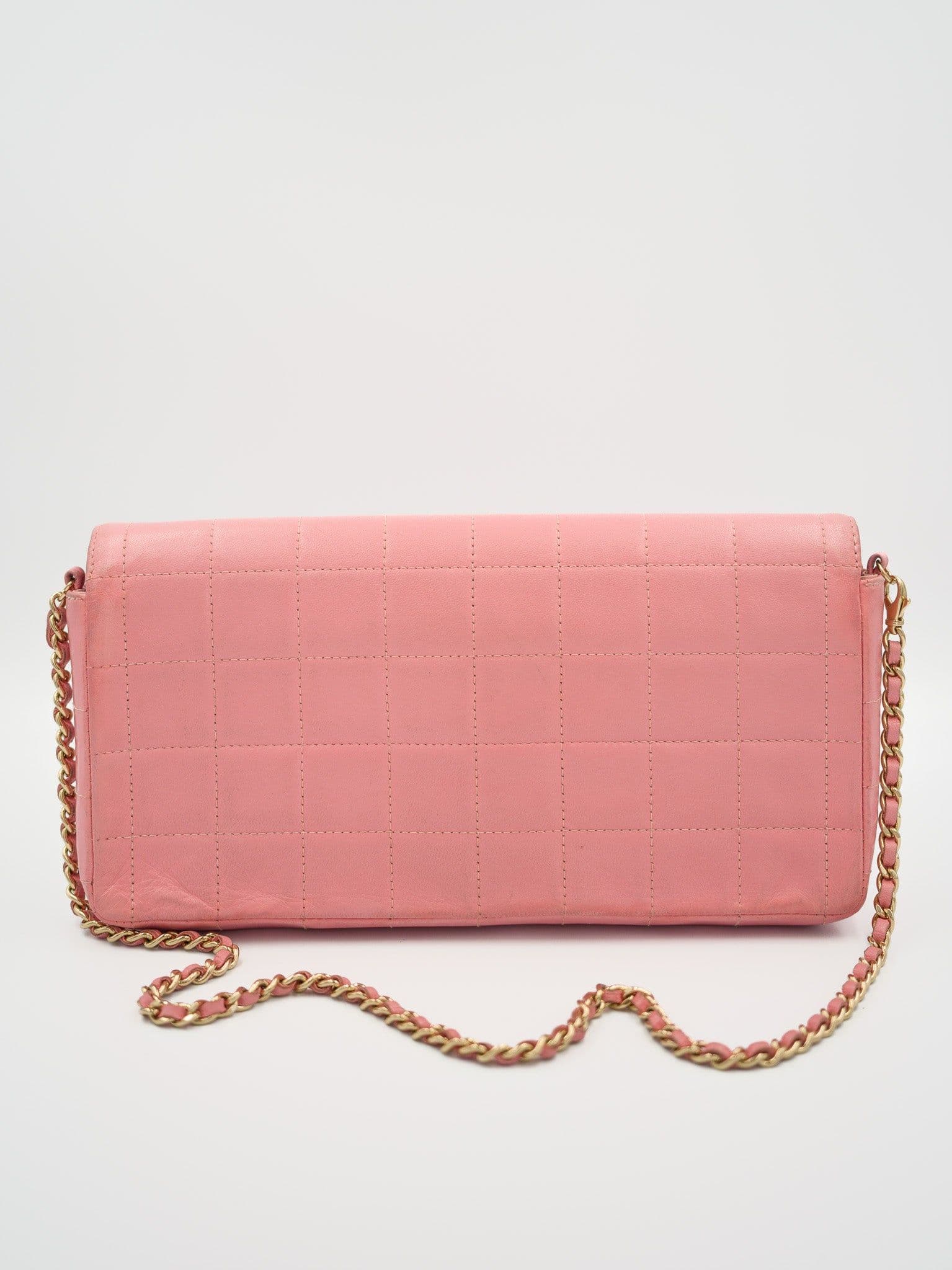 Chanel torebka East West Chocolate Bar różowa